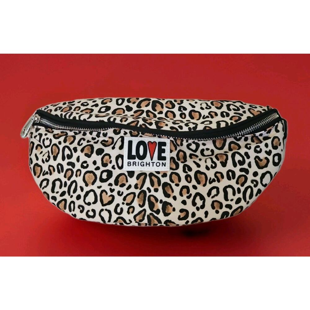 Love Brighton Wild Cat Belt Bag Fanny Pack Purse Leopard Print Fanny NWT